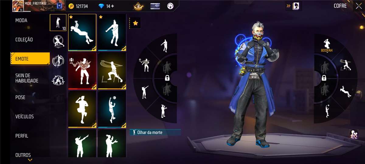 Venda de conta de jogo Free Fire